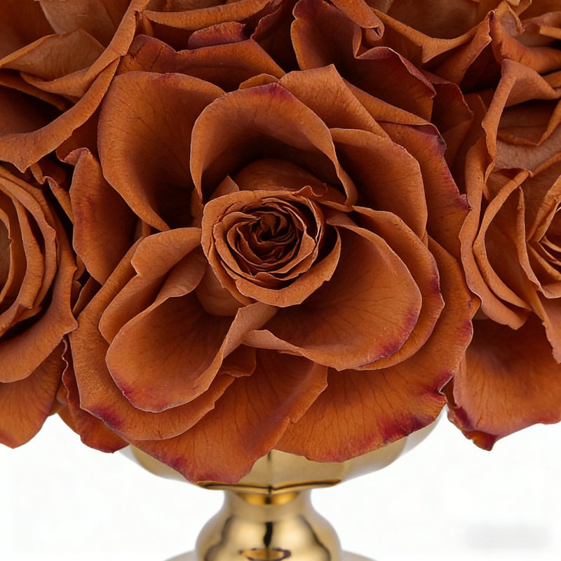 Arrangement floral artificiel, Gold, Orange