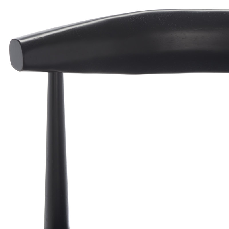 Tabouret de bar / de comptoir Hank, Noir, Noir, Tabouret de bar (siège d'une hauteur de 29,6 po)
