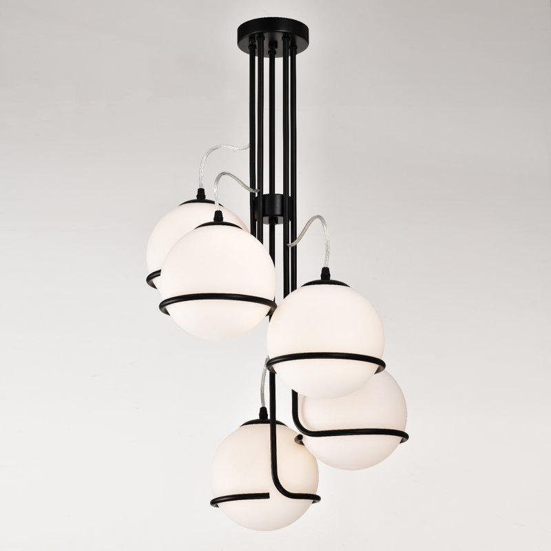 Charlea 5 - Light Dimmable Tiered Chandelier