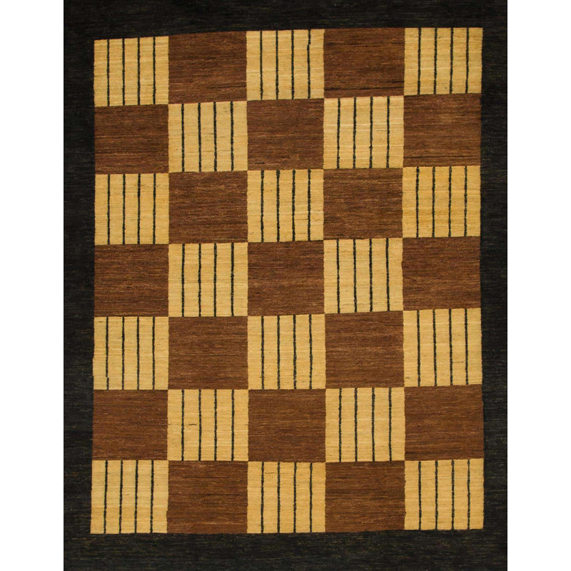 Tapis 100% abstrait 1531 lavable à la machine, Rectangle 7 pi x 9 pi