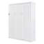 Grand lit escamotable mural avec tablettes
