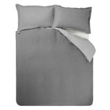 Biella Pale Gray & Dove Duvet 