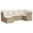 Vidaxl Garden Sofa Set Beige, Cream White