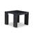 14-piece Modern Dining Table Set a Rectangular Xtenczar Dining Table with a coffee Table and 12 Black Linen Fabric Stackable Chair, Wire Brushed Black Finish.-124569961-124569962-124569967