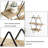 Alaina 3 Piece Diamond Floating Shelf