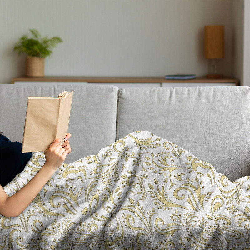 Hand Woven Throw Blanket, 50" x 70"