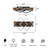 Dimmable Wood LED Flush Mount