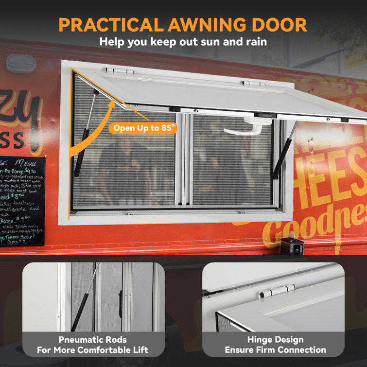 Concession Window Retractable Patio Awning