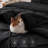 Bedsure Oversized Queen Burgundy Pintuck Bed-in-a-Bag - Black Pinch Pleat Comforter Set with Sheets, Pillowcases & Shams (Set of 7)-105523202-128876094