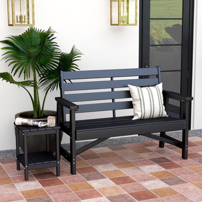 51.5" All Weather HDPE Garden Benches