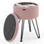 Modern Round Storage Ottoman Side Table-864056175-851762880