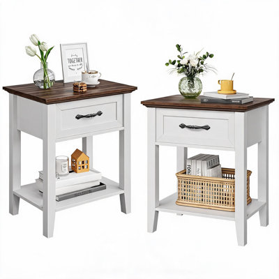 50 cm W Bedside Table