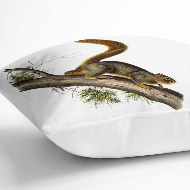 Square Throw Cushion, White, 40cm H x 40cm W x 15cm D