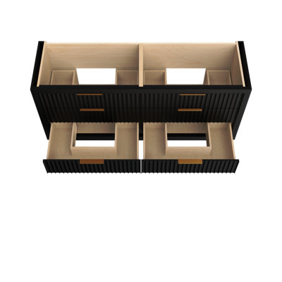 Lecrieú Double Drawer Bath Vanity