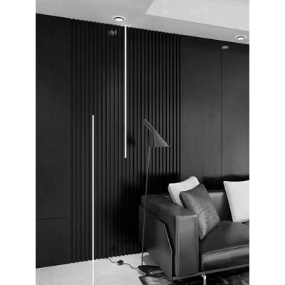 90" x 5.75" Modern Shiplap Wood Wall Paneling – Interior Wall Décor
