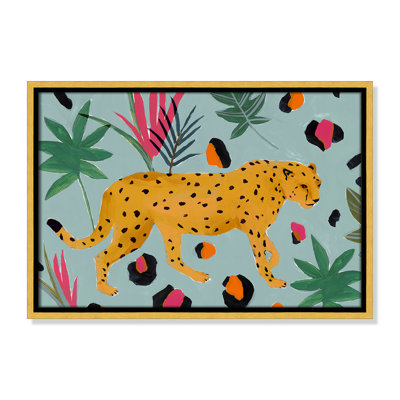 Walking Cheetah II by Isabelle Z - Painting Print