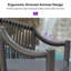 Tabourets de bar hauts modernes en métal pour patio, avec dossier et accoudoirs ergonomiques-1560347795-1560347806