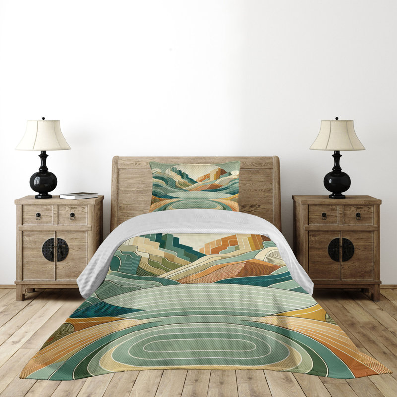Polyester Coverlet, Twin Coverlet + 1 Standard Shams