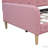 Upholstered Daybed with 4 Support Legs-112584477