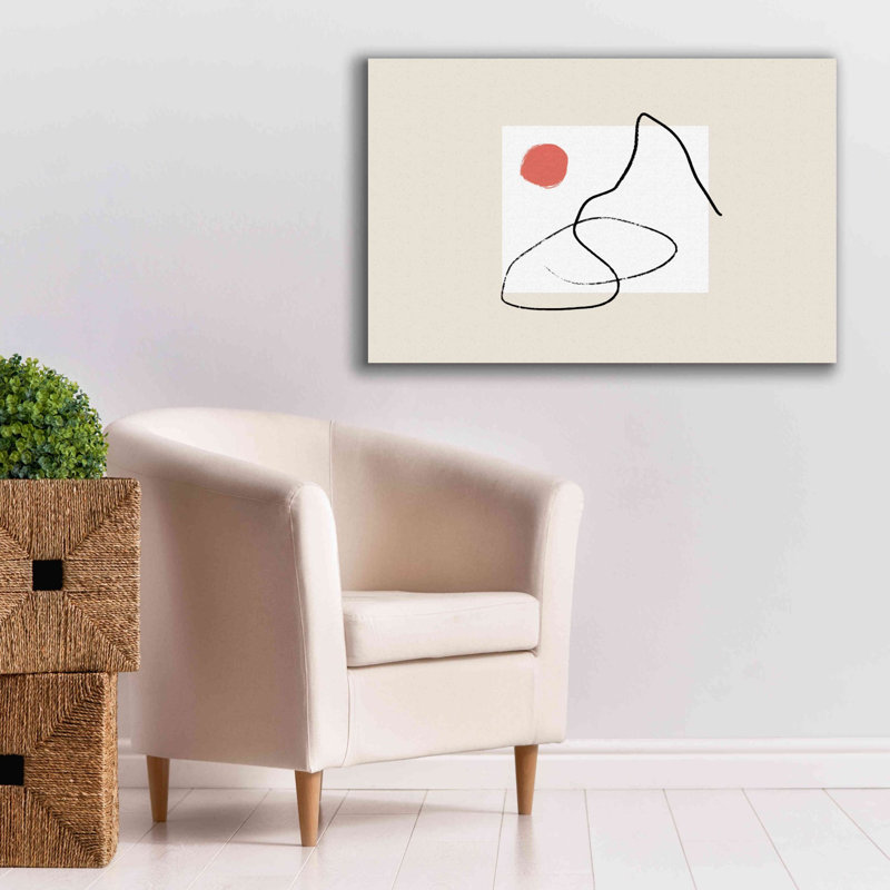 «Nordic Landscape» par Cesare Bellassai, art mural sur toile, H 26 po x l 40 po x P 1,5 po