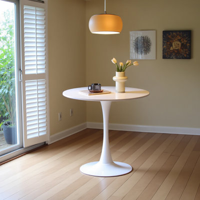 Kingsley Round Metal Base Dining Table