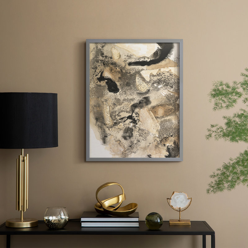 «I See Them III», reproduction encadrée - bois massif, Gris, H 15 po x l 12 po