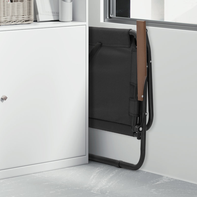 Banquette de camping pliante Clauson, Noir