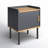 Cariad 18'' W Manufactured Wood/Steel Nightstand