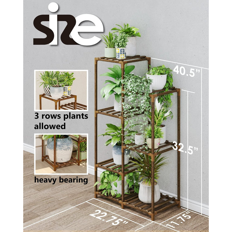 Akosha Wood Plant Stand