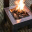 Square Polyresin Wood Burning Fire Pit
