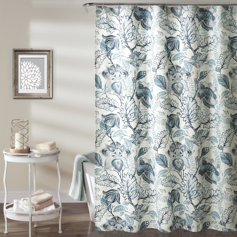 Morganton Polyester Shower Curtain, Dusty