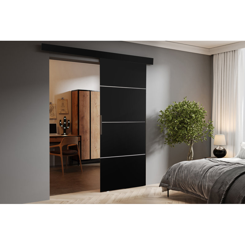 DOOR MALIBU 1, 86cm x 205cm, Black