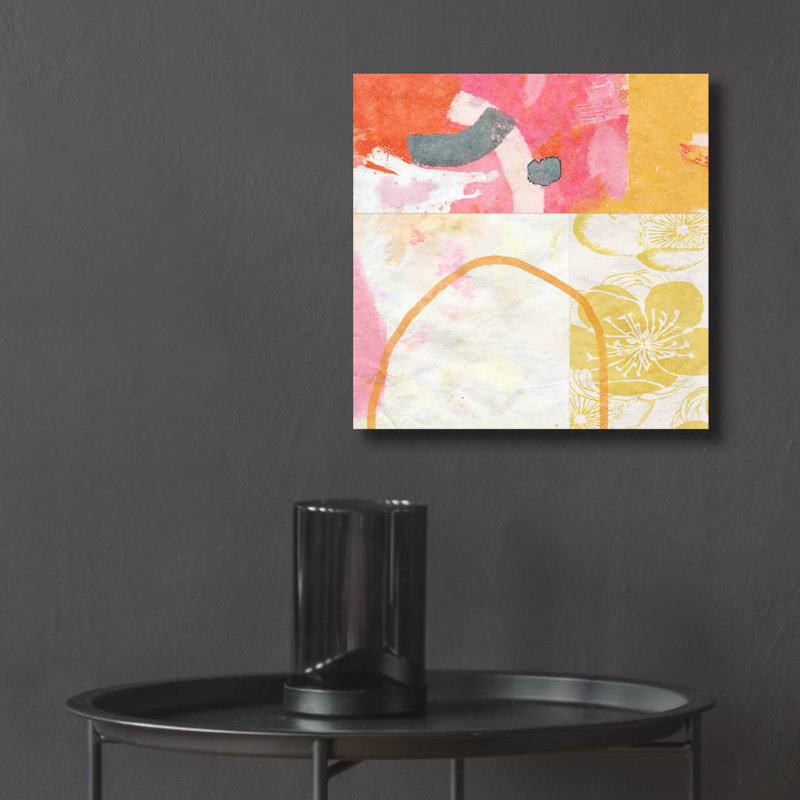  «Kimono No 1» par Suzanne Nicoll, art mural en verre acrylique, 24 po x 24 po, H 12 po x l 12 po x P 0,13 po