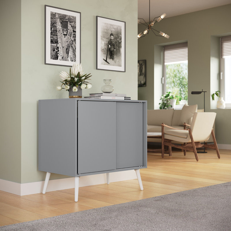 Rectangle Accent Cabinet, Grey