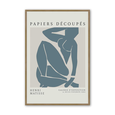 Matisse's Nude III en bleu minuit 