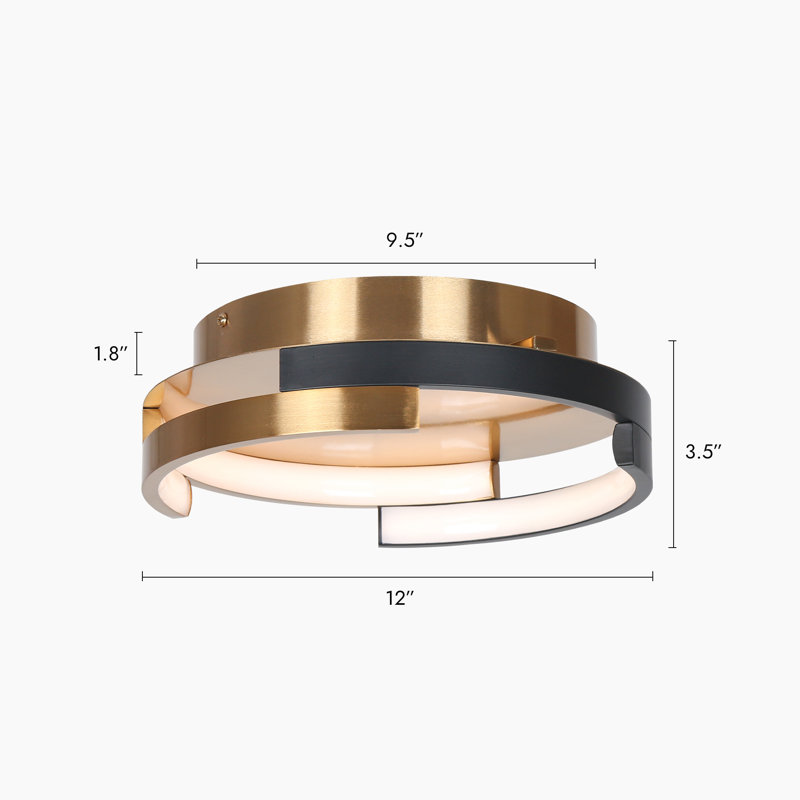 Kissey 2 - Light 12 Unique/Statement Modern Linear Flush Mount
