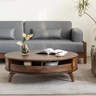 Bkoksety Simple leisure solid wood round coffee table | Wayfair