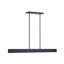 Luminaire suspendu noir à 5 lumières