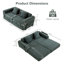 Lit convertible pliable Boneless et canapé-lit modulaire moderne-1723759181