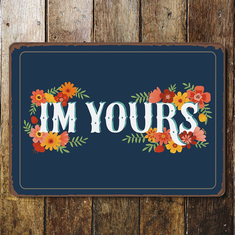 4317 Handmade Wall Decor on Metal, 20cm H x 25cm W