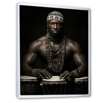 Cratten Tribal Drumbeat I sur impression sur toile