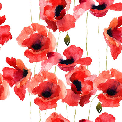 Heslington Peel & Stick Floral Roll