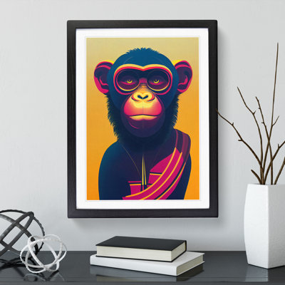 Monkey Of The Future - Wrapped Canvas Print