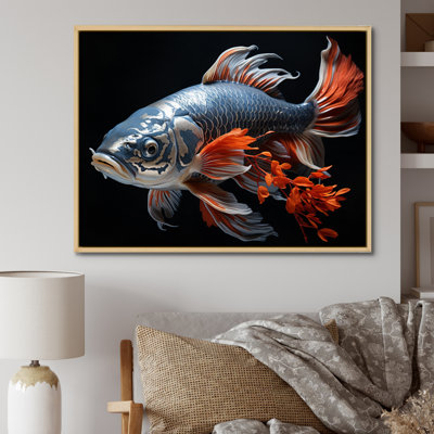 Coral Kois Fish Gentle Beauty - Animals Wall Decor