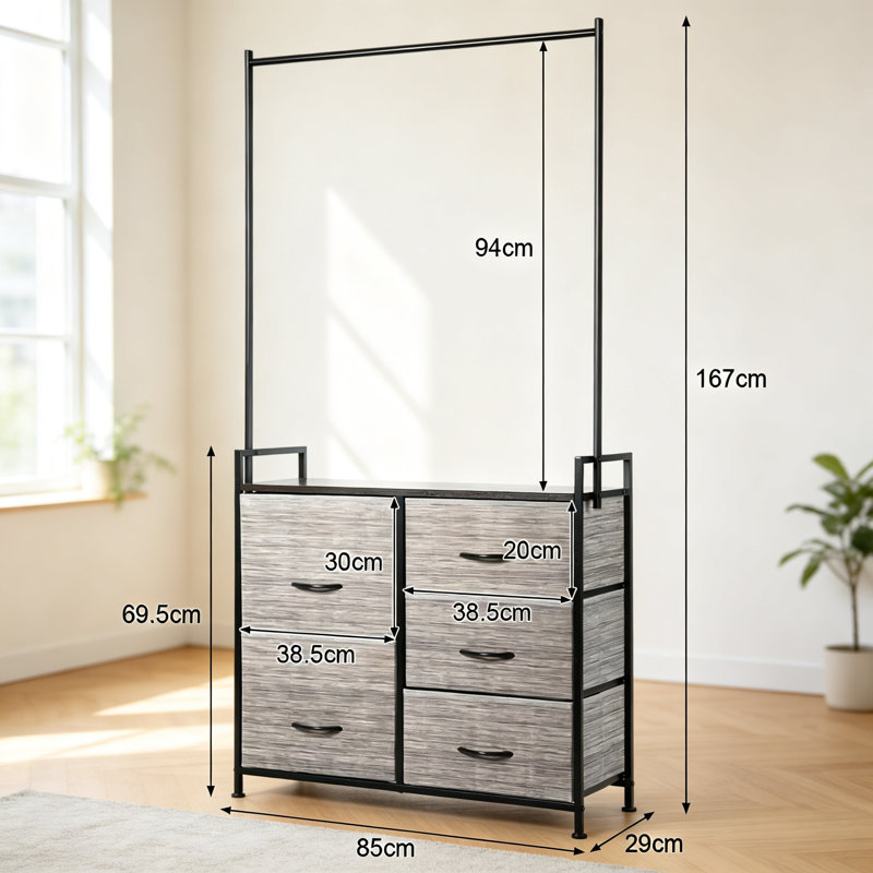 85cm Adjustable Clothing Rack