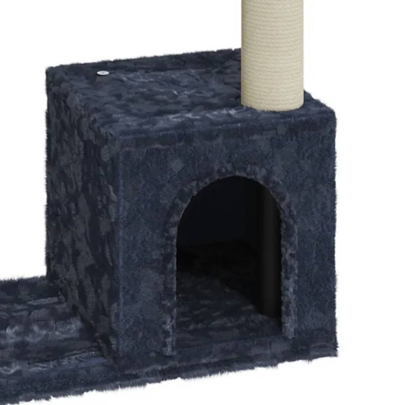 70cm H Cat Tree, Dark Grey