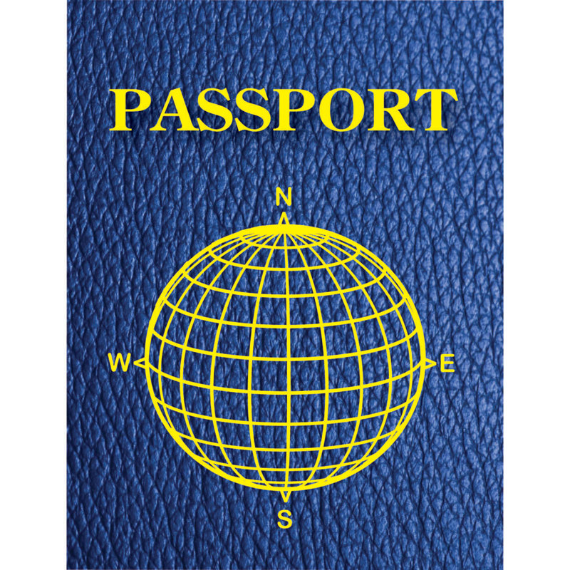 Blue Leather Design Multi-Pack Passport Workbook Bundle