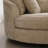59.8" W Upholstered Oversized Slipcovered Accent Barrel Lounge Chair With Crescent Storage Ottoman-481504837