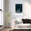 Hope Aamp; Mystical Peaceful Serene Deer Forest Nature Wall Art Print by Goed Blauw - Wrapped Canvas Print-2073861887