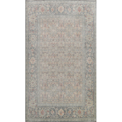 Tapis oriental en laine bleu clair Oriental